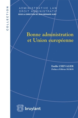 Emilie Chevalier - Bonne administration et Union européenne.