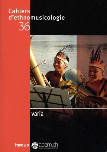 Cahiers d'ethnomusicologie N° 36 Varia