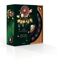  Hugo Image - Coffret Apéro Roulette - Faites vos jeux, rien ne va plus ! Avec 1 livre de recettes, 1 roulette, 2 billes et 16 verres à shot.