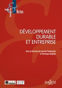 Laurent Fonbaustier et Véronique Magnier - Développement durable et entreprise.