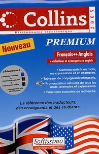  Collins - Dictionnaire électronique français-anglais Premium - CD-ROM.