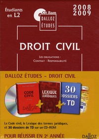  Dalloz-Sirey - Droit civil - Etudiants en L2, Le Code civil, le Lexique des termes juridiques et 30 dossiers de TD.
