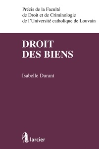 Isabelle Durant - Droit des biens.