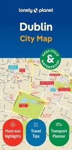  Lonely Planet - Dublin City map.