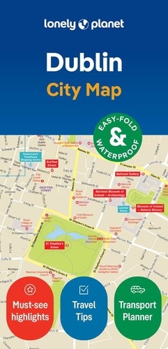  Lonely Planet - Dublin City map.