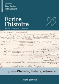 Chanson, histoire, mémoire