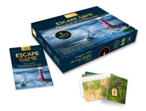 Escape Game Au coeur de la Bretagne. 3 enquêtes : Echoués sur l'île de Bréhac ; Piégé dans la tour Dorée ; Perdus en forêt de Brocéliande
