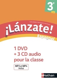 Edouard Clémente et Laurent Vernauzou - Espagnol 3e A2-A2+ ¡Lánzate! 3e. 1 DVD + 3 CD audio