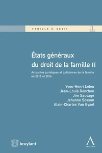 Etats généraux du droit de la famille