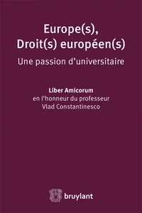 Europe(s), Droit(s) européen(s)