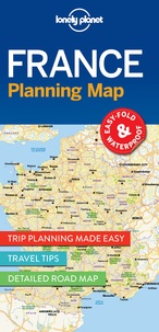  Lonely Planet - France Planning Map.