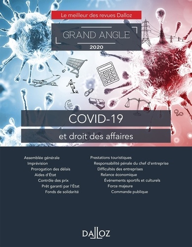 Grand Angle  COVID-19 et droit des affaires -  -  Edition 2020