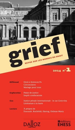 Olivier Cayla et Rainer Maria Kiesow - Grief N° 1/2014 : .