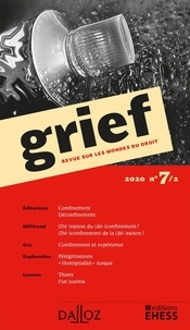 Olivier Cayla et Rainer Maria Kiesow - Grief N° 7/2/2020 : .