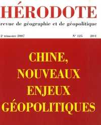 Chine, nouveaux enjeux géopolitiques