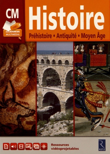 Histoire CM. Préhistoire, Antiquité, Moyen Age  avec 1 Clé Usb