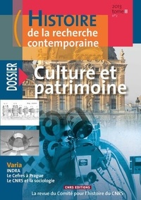 Histoire de la recherche contemporaine Tome 2 N° 2/2013.pdf