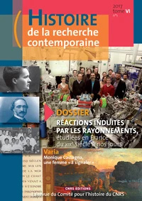 Réactions induites par les rayonnements, étudiées en France du XIXe siècle à nos jours