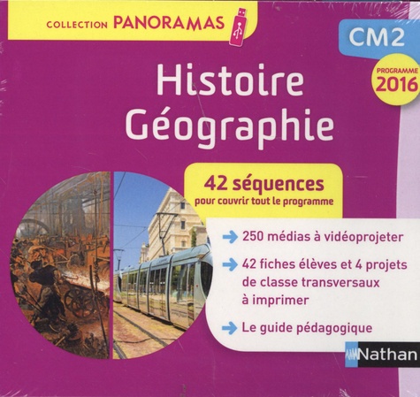 Histoire Géographie CM2 Panoramas. 42 séquences pour couvrir tout le programme  Edition 2019 -  avec 1 Clé Usb