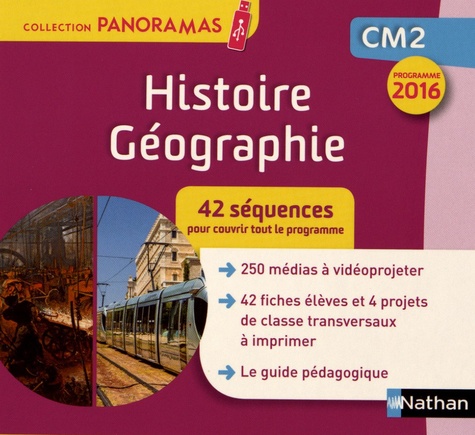 Histoire Géographie CM2  Edition 2017 -  avec 1 Clé Usb
