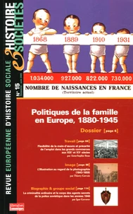 Politiques de la famille en Europe, 1880-1945