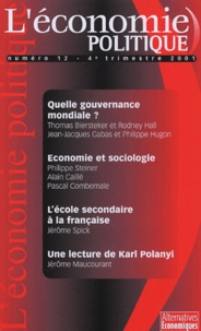 Philippe Frémeaux - L'Economie politique N° 12, 4e trimestre : Quelle gouvernance mondiale ?.