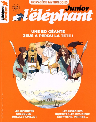 Stéphanie Tisserond - L'éléphant junior Hors-série, février 2023 : Mythologies.