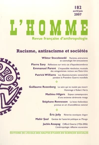 Racisme, antiracisme et sociétés