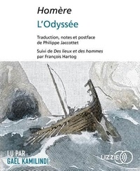  Homère - L'Odyssée - Suivi de Des lieux et des hommes par François Hartog. 2 CD audio MP3