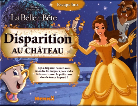 La Belle et la Bête : Disparition au château. Avec 40 cartes, 1 livret et 1 poster