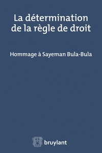  Anonyme - La détermination de la règle de droit - Hommage à Sayeman Bula-Bula.