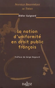 La notion d'uniformité en droit public français