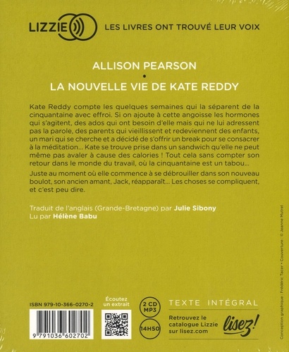 La nouvelle vie de Kate Reddy  avec 2 CD audio MP3