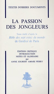 Anne Joubert - La Passion des jongleurs.