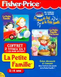  Fisher-Price - LA PETITE FAMILLE COFFRET 2 CD-ROM : LA PETITE FAMILLE. - LA PETITR FAMILLE A LA FERME. 3CD-ROM.