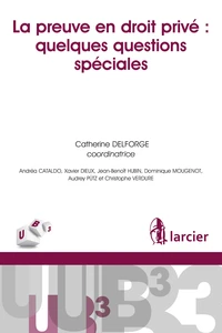La preuve en droit privé