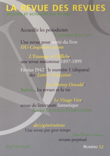 Olivier Corpet - La revue des revues N° 52, Automne 2014 : .