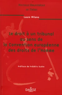 Le droit à un tribunal au sens de la Convention européenne des droits de l'Homme