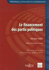 Nicolas Tolini - Le financement des partis politiques.