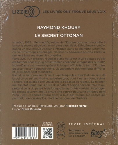 Le secret ottoman  avec 2 CD audio MP3