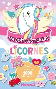  Hemma - Ma boite à stickers Licornes - Avec plus de 1000 stickers !.