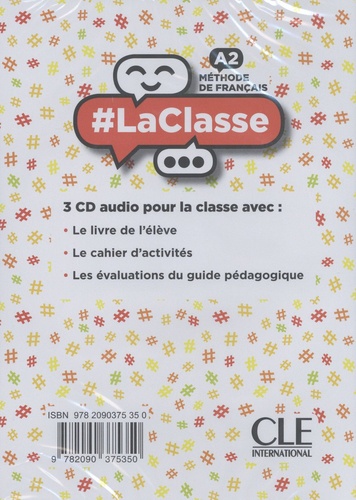 Méthode de français A2  3 CD audio