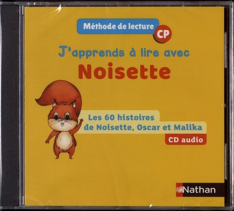 Méthode de lecture CP J'apprends à lire avec Noisette  Edition 2018 -  1 CD audio