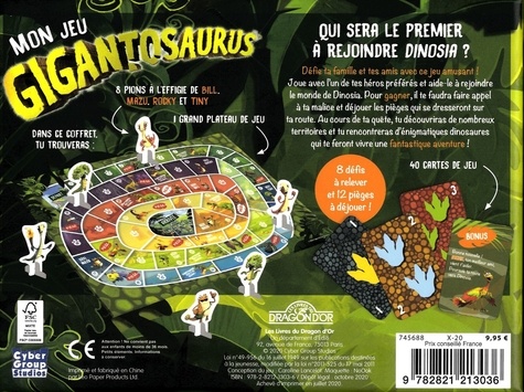 Mon jeu Gigantosaurus. Qui sera le premier à rejoindre Dinosia ?