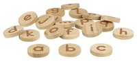 Oasis Jetons bois Lettre script