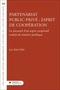 Partenariat public-privé : esprit de coopération