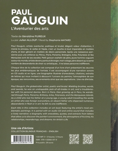 Paul Gauguin - L'aventurier des arts - 1 livre... de Géraldine Puireux -  Grand Format - Livre - Decitre