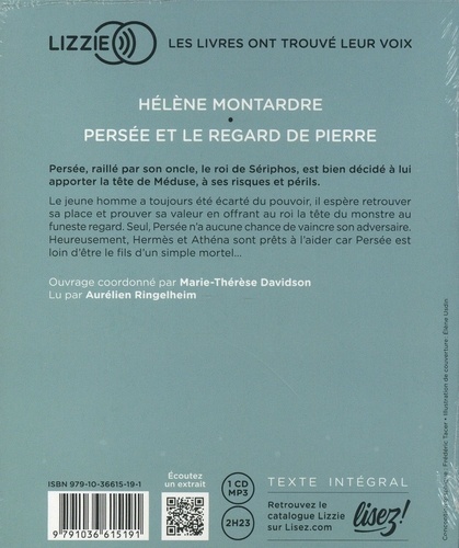 Persée et le regard de pierre  avec 1 CD audio MP3