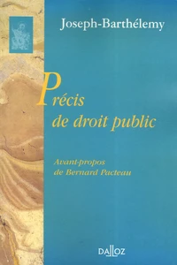 Précis de droit public