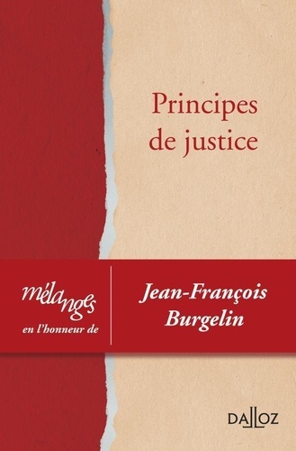 Jean Cabannes - Principes de justice - Mélanges en l'honneur de Jean-François Burgelin.